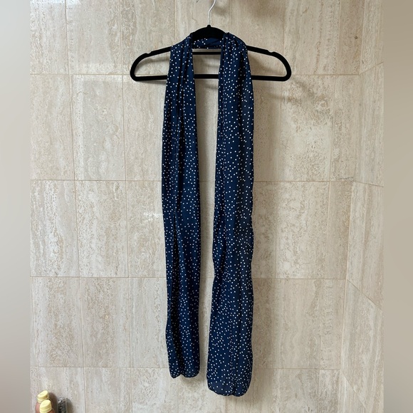 NASTY GAL Polka-Dot Romper with Detachable Sash/Scarf (Small) - Blue - Picture 3 of 3